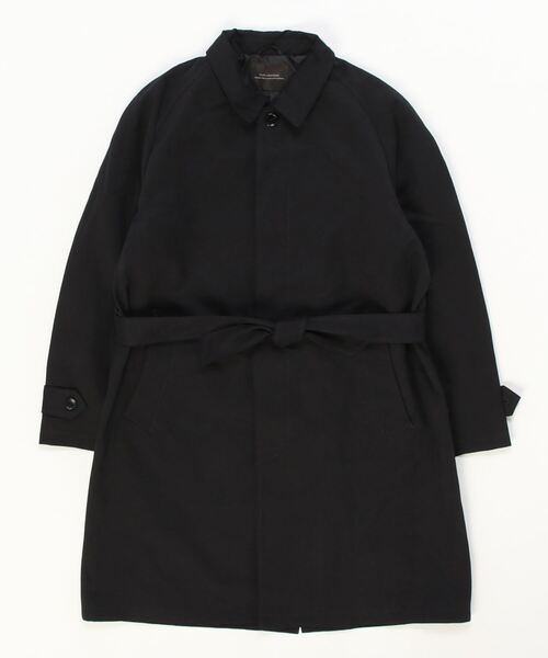 NANO universe（ナノ・ユニバース） ステンカラーコート M ブラック