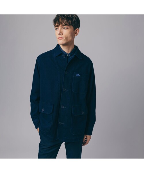 Lacoste ネイビー ジャケット サイズ50(Lサイズ) LACOSTE（ラコステ） カバーオール 50 ネイビー メンズ : ZOZOTOWN