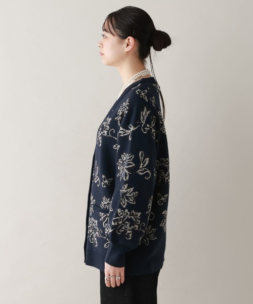 RAGEBLUE（レイジブルー） ニット セーター ボタニカルジャガード