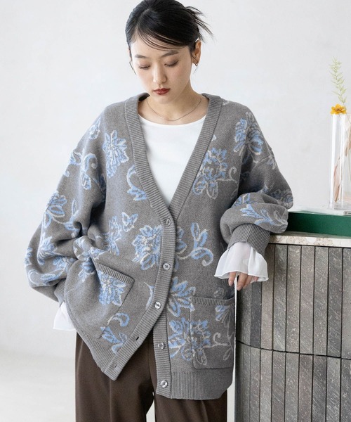 RRLジャガードニットカーディガン RRLジャガードニットカーディガン ジャカードニットカーディガン