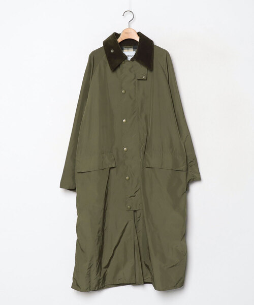 Barbour（バブアー） ステンカラーコート 38 カーキ レディース