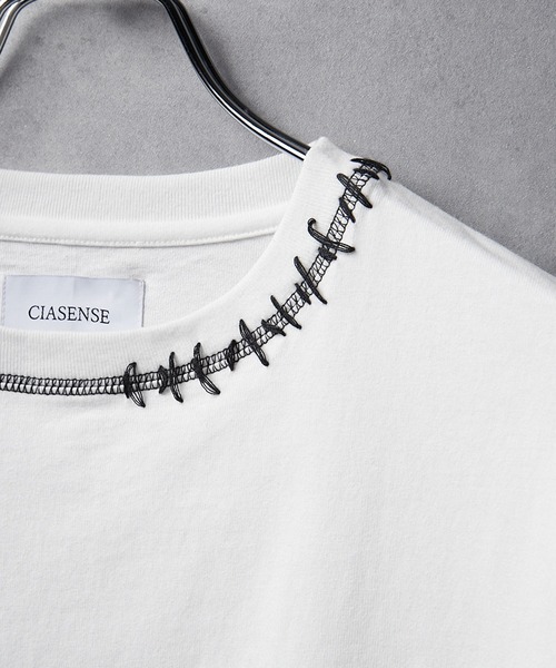「CIASENSE」 半袖Tシャツ M チャコールグレー メンズ_画像9