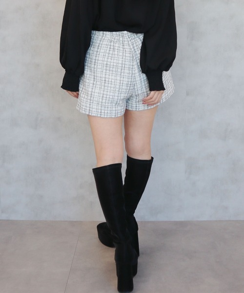 CECIL McBEE（セシルマクビー） パンツ ファンシーツイードショート