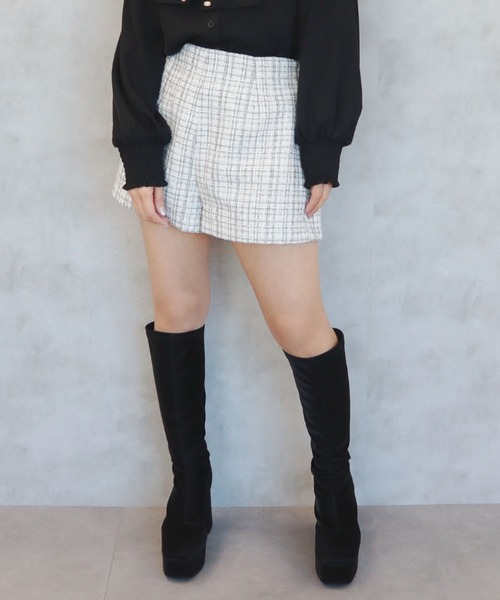 CECIL McBEE（セシルマクビー） パンツ ファンシーツイードショート