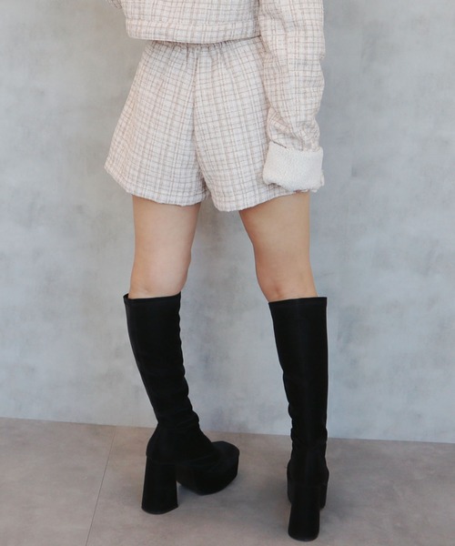 CECIL McBEE（セシルマクビー） パンツ ファンシーツイードショート