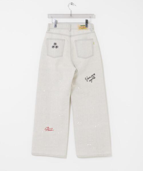 ジーンズ デニム デニムパンツ 「別注」PICCADILLY×URBAN RESEARCH　刺繍デニムパンツ レディース_7