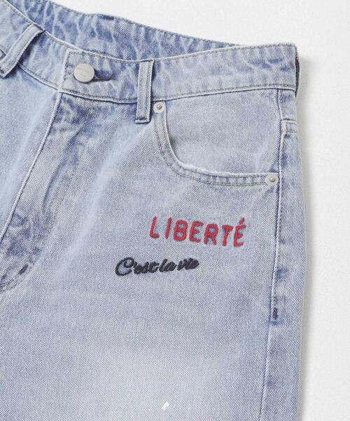 ジーンズ デニム デニムパンツ 「別注」PICCADILLY×URBAN RESEARCH　刺繍デニムパンツ レディース_18