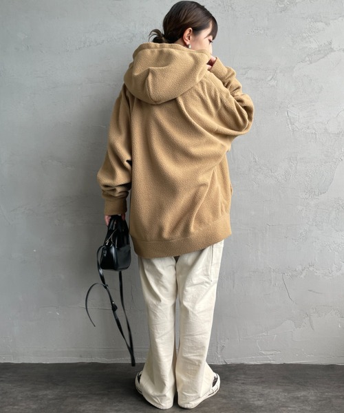 Danton（ダントン） ジップアップパーカー 42 ブラック レディース