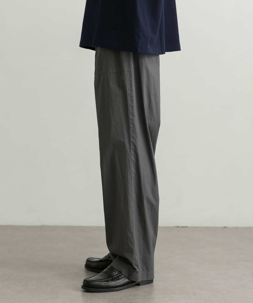 「ATON」 パンツ 4 チャコールグレー メンズ_画像3