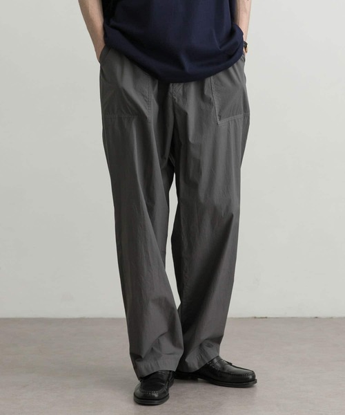 ATON（エイトン） パンツ 4 チャコールグレー メンズ : ZOZOTOWN Yahoo