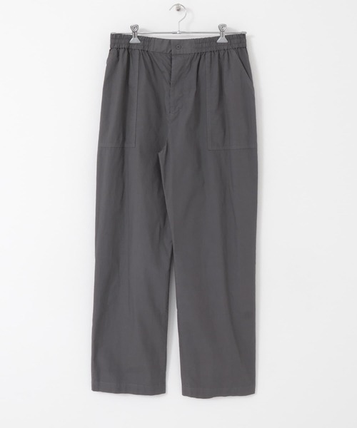 「ATON」 パンツ 4 チャコールグレー メンズ_画像8