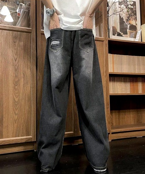 「JOHNNY WOLF」 デニムパンツ M ブルー メンズ_画像8