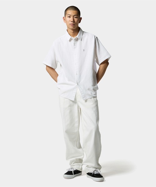 「HUF」 半袖シャツ X-LARGE ホワイト メンズ_画像2