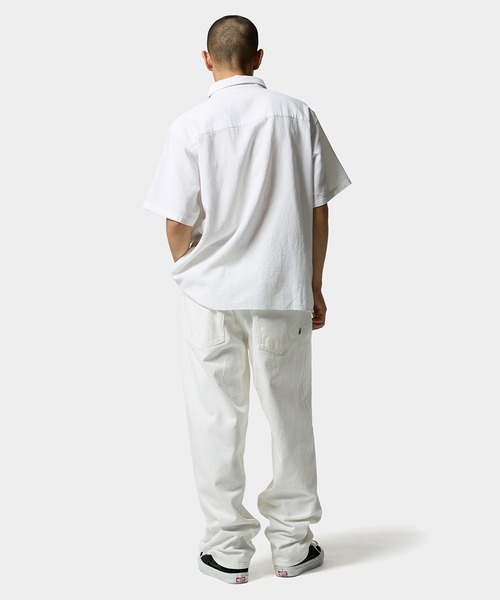「HUF」 半袖シャツ X-LARGE ホワイト メンズ_画像3