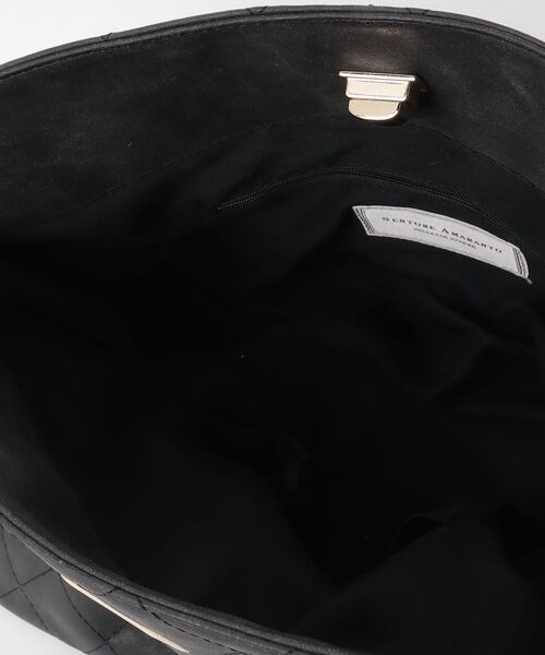 「Sentore Amaranto」 キルティング2WAYバッグ - グレー レディース_画像4