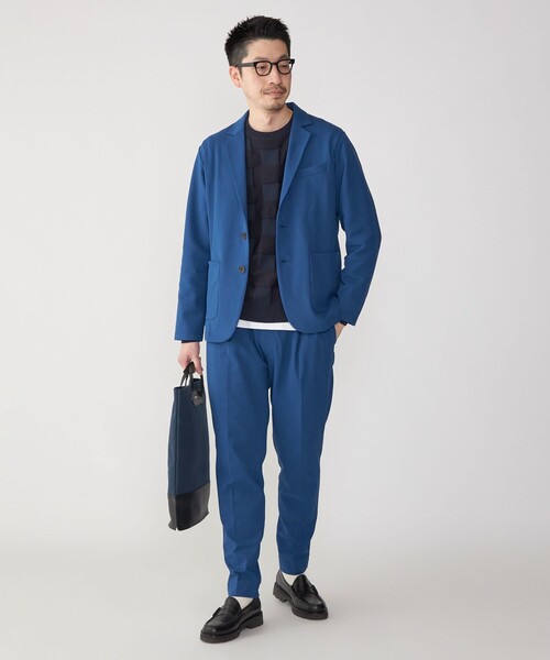 【ukyo7】SHIPS セットアップ　ウォッシャブル　撥水　コバルトブル SHIPS（シップス） セットアップ SMALL ロイヤルブルー メンズ