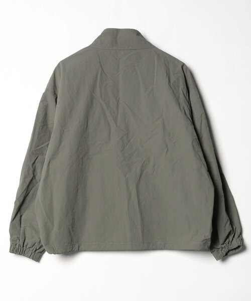 「flaner」 ナイロンブルゾン MEDIUM チャコールグレー レディース_画像2
