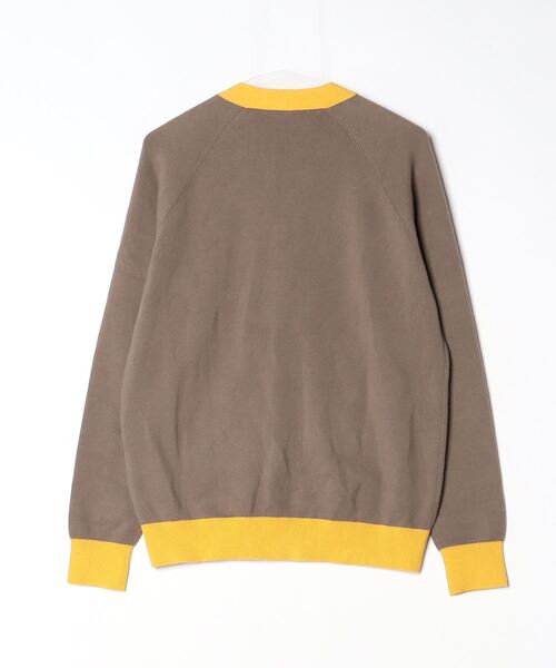 「CABaN」 ニットカーディガン M ベージュ メンズ_画像2