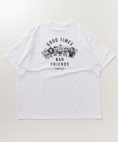 「LURKING CLASS」 半袖Tシャツ M ホワイト メンズ_画像2