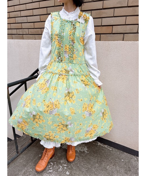 PINK HOUSE（ピンクハウス） ブラウス シャツ ムラ糸デニムシャツ