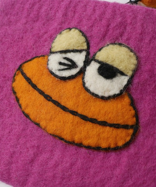 「Fluke Frog 」 ポーチ FREE グリーン レディース_画像6