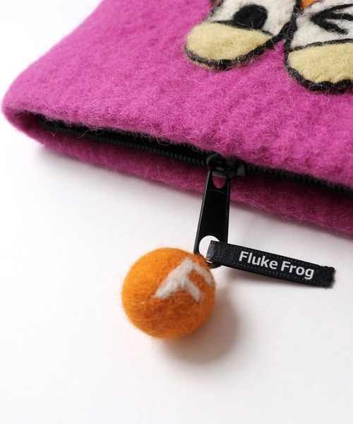 「Fluke Frog 」 ポーチ FREE グリーン レディース_画像7
