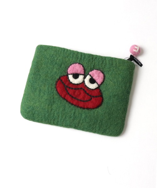 「Fluke Frog 」 ポーチ FREE グリーン レディース_画像8