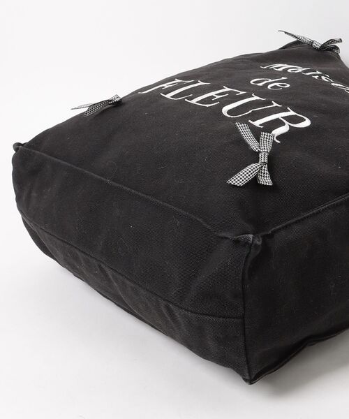 「Maison de FLEUR」 トートバッグ FREE ブラック レディース_画像3