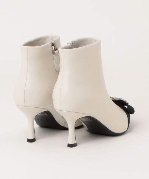 「STACCATO」 ショートブーツ 24.5cm ブラック レディース_画像2