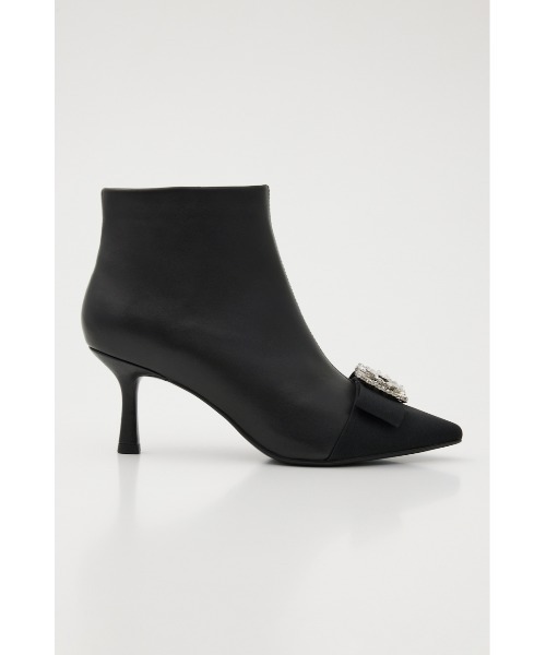 「STACCATO」 ショートブーツ 24.5cm ブラック レディース_画像6