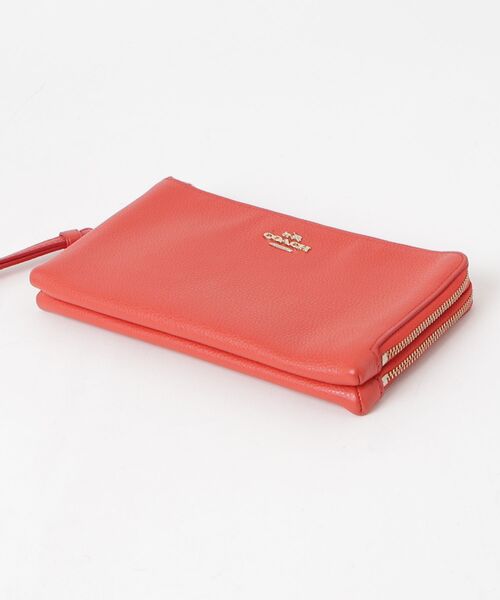 COACH（コーチ） クラッチバッグ - オレンジ レディース : ZOZOTOWN 