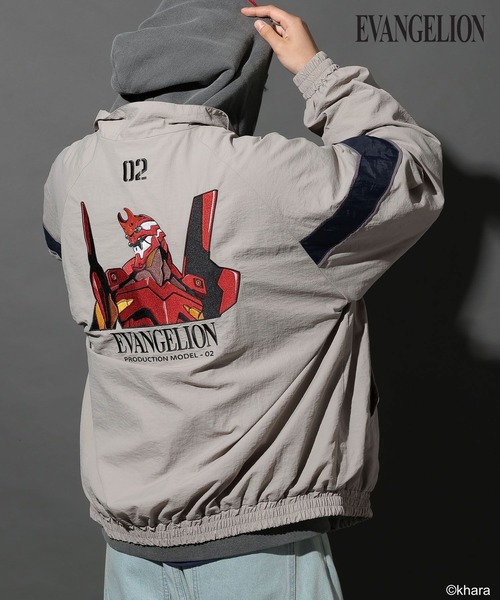 niko and…（ニコアンド） ナイロンブルゾン「EVANGELIONコラボ」 LARGE