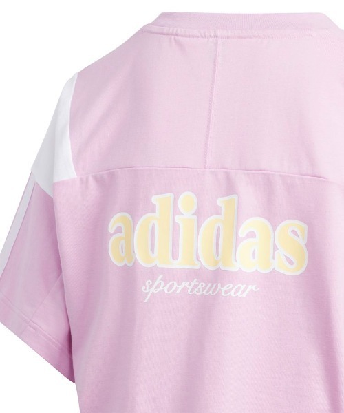 adidas（アディダス） tシャツ ガールズ カラーブロック オーバー