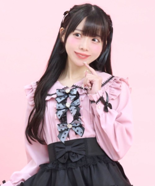 Secret Honey（シークレットハニー） ブラウス シャツ ハートリボン 