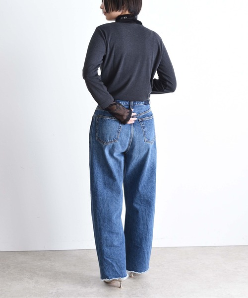 「Eimee Law」 長袖カットソー FREE チャコールグレー レディース_画像7
