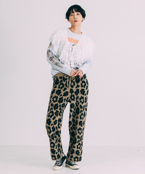 「Freada」 イージーパンツ ONE SIZE ベージュ レディースの画像