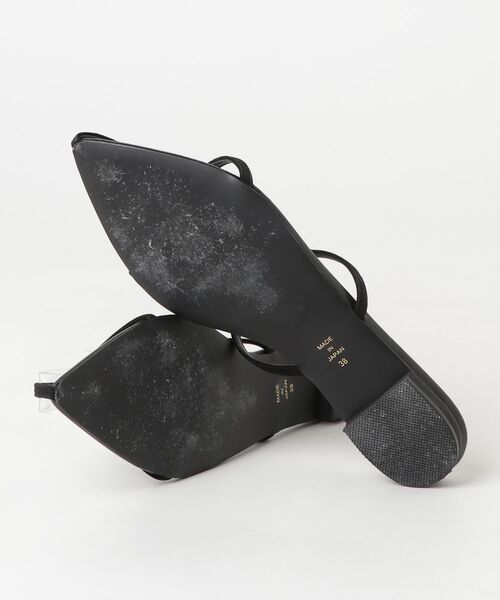 「Demi-Luxe BEAMS」 ヒールサンダル 38 ブラック レディース_画像3