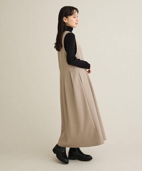 「CRAFT STANDARD BOUTIQUE」 サロペットスカート FREE ダークグレー レディース_画像5