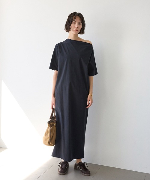 BABYLONE（バビロン） ワンピース 半袖 「多機能素材」撥水ロング 
