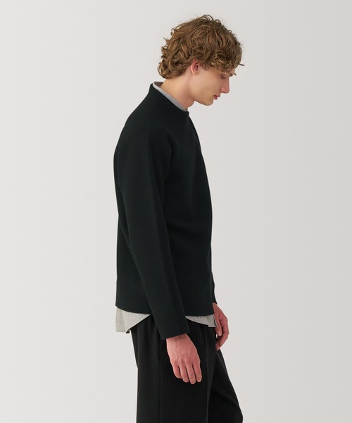 「MUJI Labo」 長袖ニット L ブラック メンズ_画像3