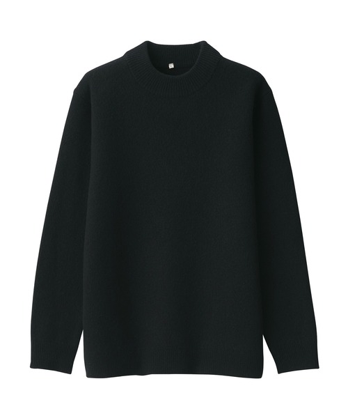 「MUJI Labo」 長袖ニット L ブラック メンズ_画像6