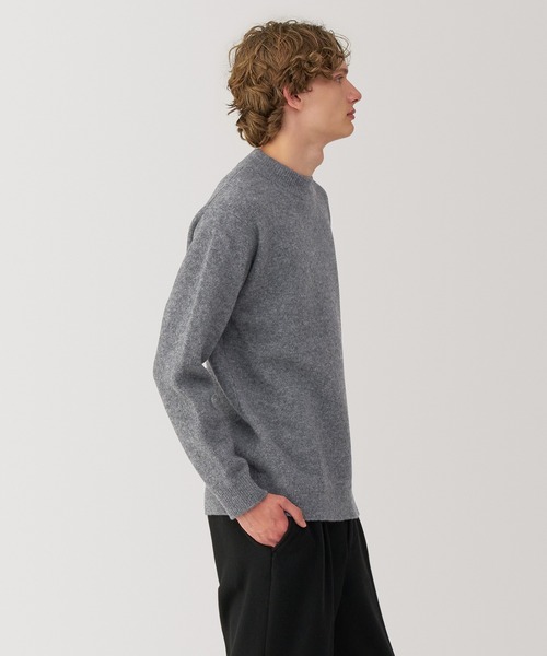 「MUJI Labo」 長袖ニット L ブラック メンズ_画像9