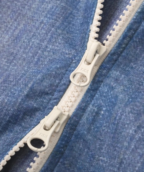 ラッシュガード muta MARINE/ムータ マリン/別注DENIMプリントラッシュパーカー メンズ レディースの画像