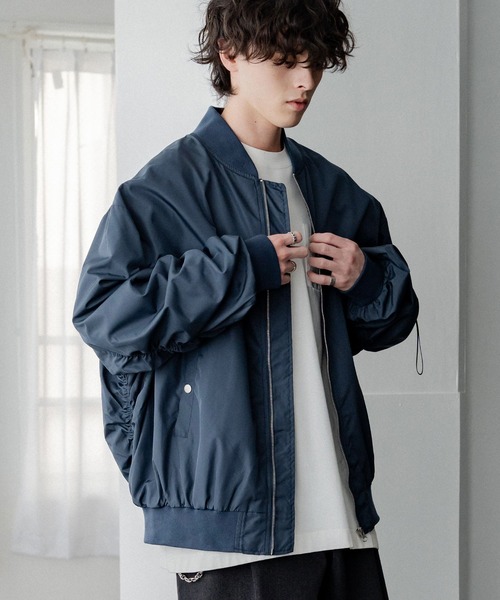 「Rocky Monroe」 ブルゾン L ネイビー メンズ_画像6