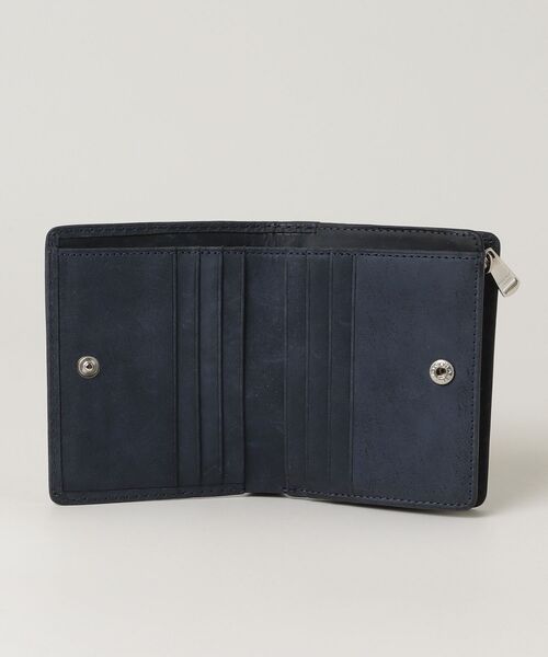 「BAGGY PORT」 ワンポイント財布 - ブルー メンズ_画像4