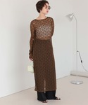 「titivate」 長袖ワンピース M ベー...の詳細画像1