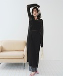 「titivate」 長袖ワンピース M ベー...の詳細画像3