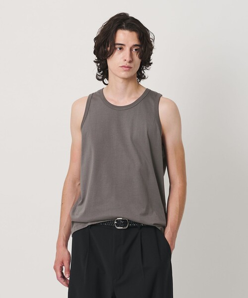 BEAUTY＆YOUTH UNITED ARROWS タンクトップ ハイゲージ コットン