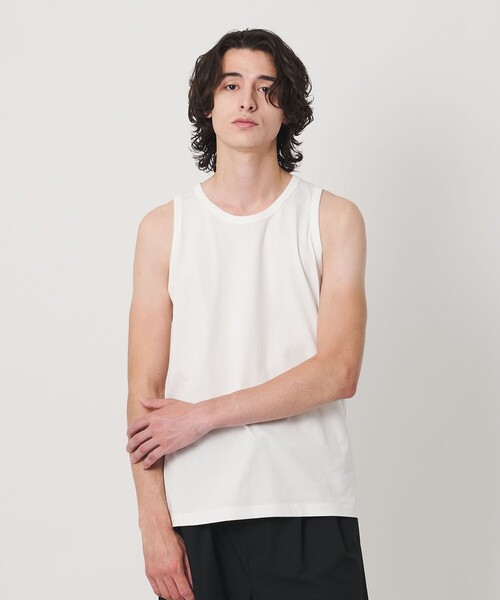 BEAUTY＆YOUTH UNITED ARROWS タンクトップ ハイゲージ コットン