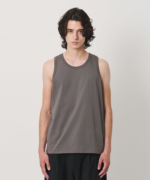 BEAUTY＆YOUTH UNITED ARROWS タンクトップ ハイゲージ コットン